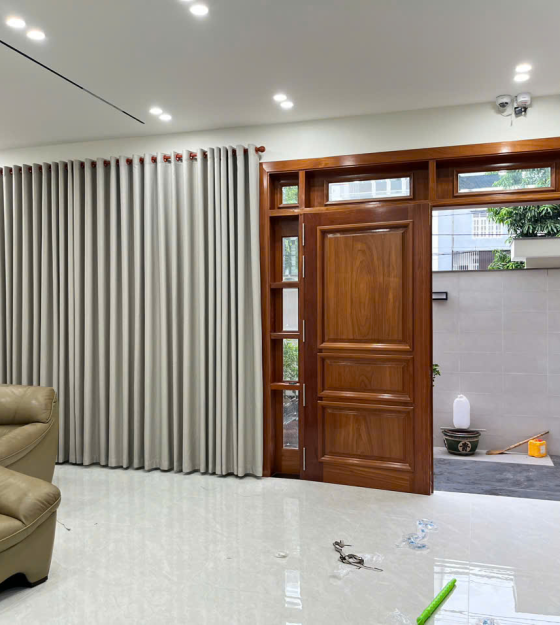 Rèm 1 Lớp Vải Bố Chống Nắng Cao Cấp