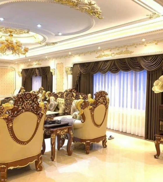Rèm vải cổ điển sang trọng