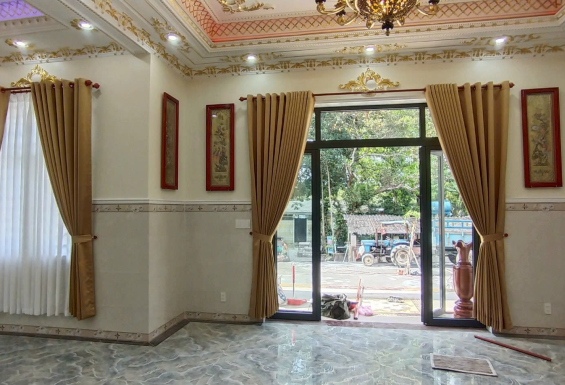 Hoàn Thành Công Trình Rèm Vải 2 Lớp Sang Trọng Cho Chị H