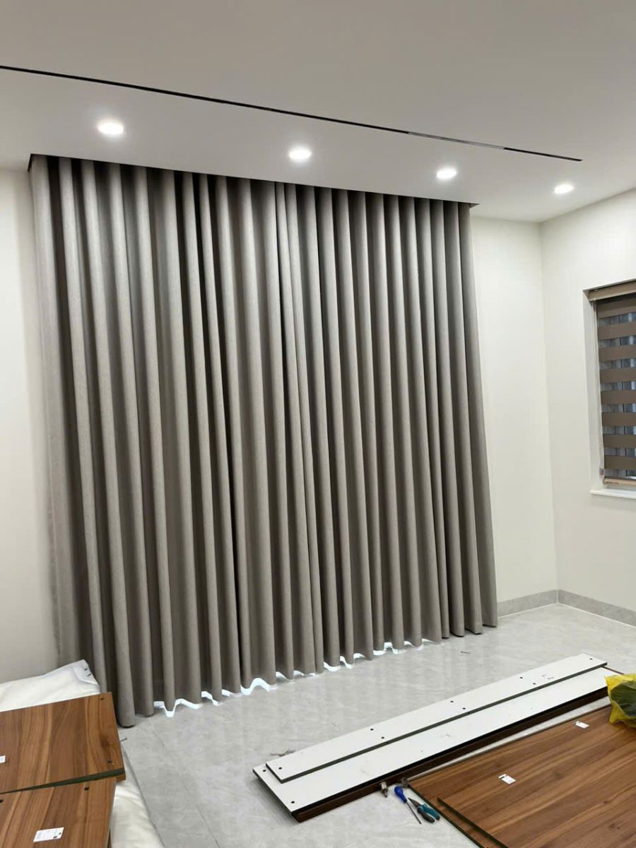 Rèm 1 Lớp Vải Bố Chống Nắng Cao Cấp