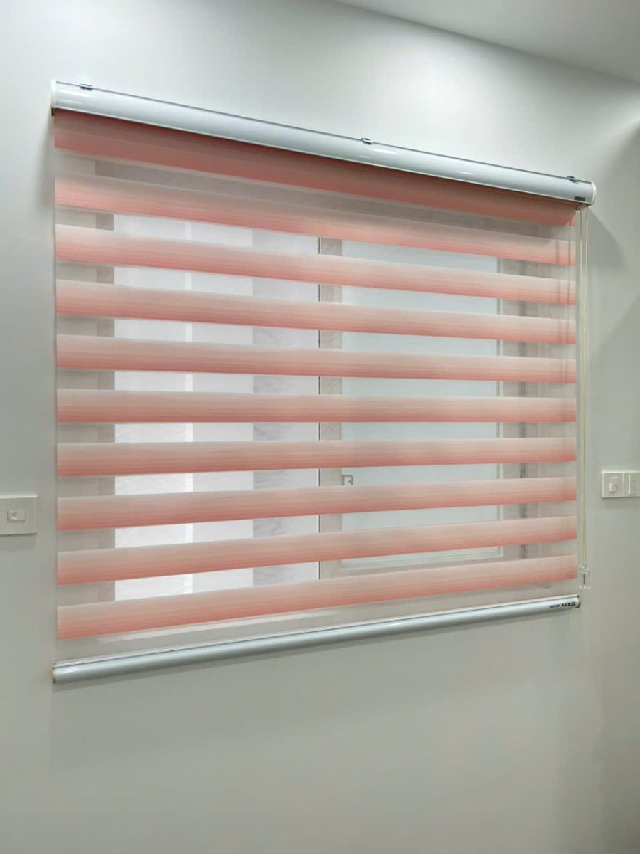 Rèm Cầu Vồng Tone Hồng Cao Cấp