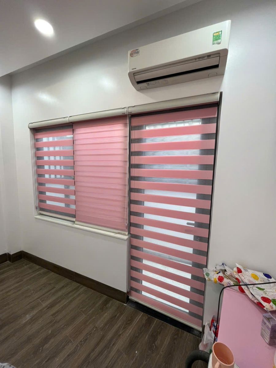 Rèm Cầu Vồng Tone Hồng Cao Cấp